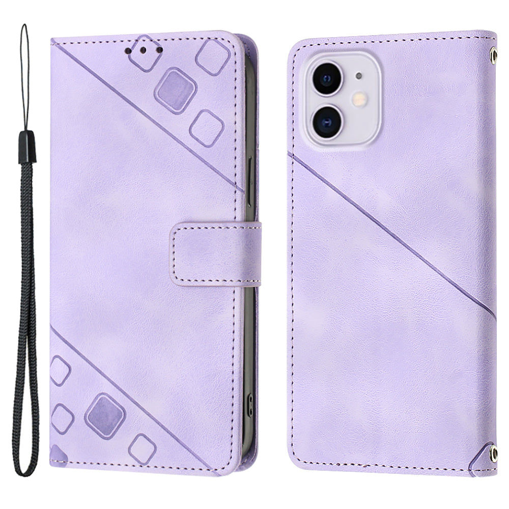 PT005 YB Imprinting Series-6 For iPhone 11 6.1 inch PU Leather Stand Phone Case Flip Folio Wallet Cover PT005 YB Imprinting Series-6 For iPhone 11 6.1 inch PU Leather Stand Phone Case Flip Folio Wallet Cover